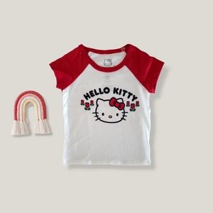 Hello Kitty Red and White Kids T-Shirt